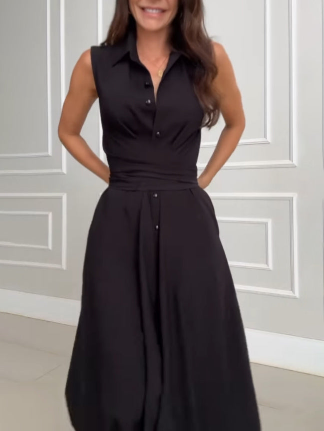 Romaine™ - Robe Élégante avec Couverture du Ventre