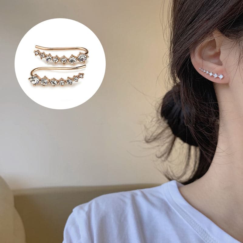 Océane™ - Boucles d'oreilles sept étoiles scintillantes