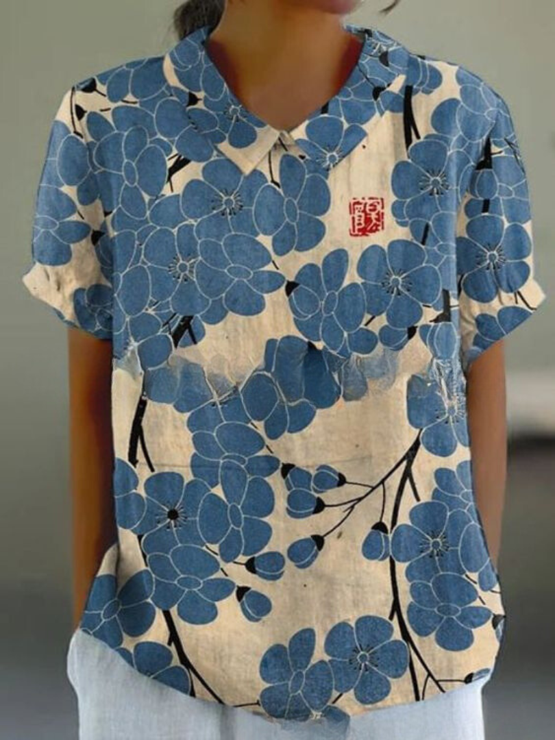 Ombeline™ - Chemise Florale Élégante