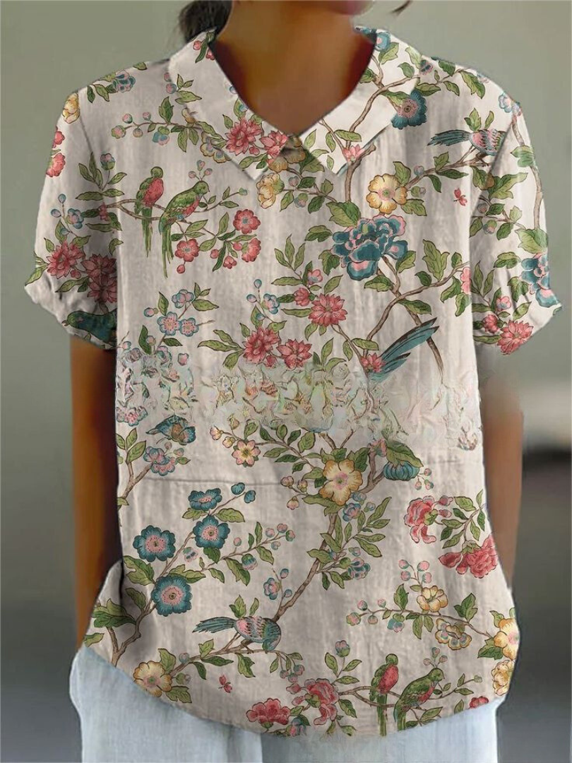 Ombeline™ - Chemise Florale Élégante