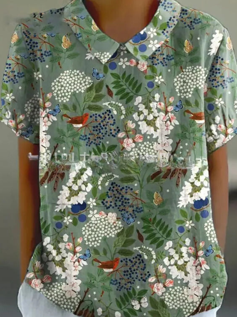 Ombeline™ - Chemise Florale Élégante
