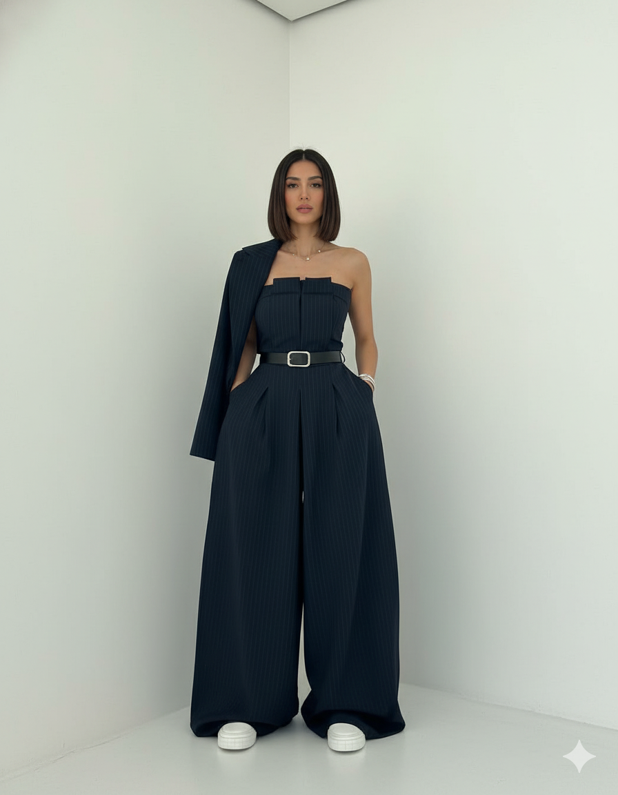 Cyravine™ - Ensemble Femme Bustier et Veste Style Élégant et Tendance