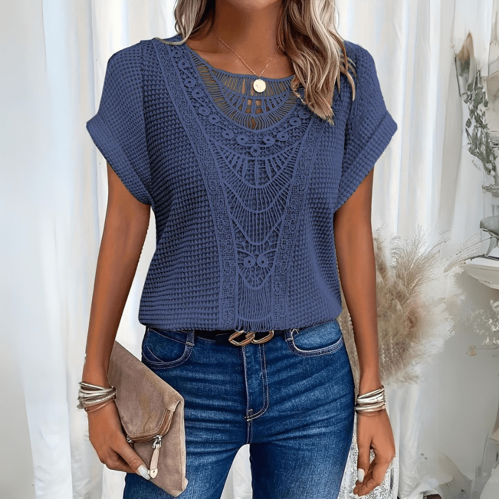 Aina™ - Blouse élégante style Ibiza