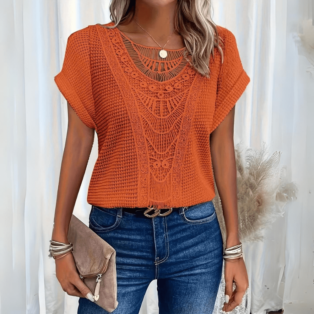 Aina™ - Blouse élégante style Ibiza