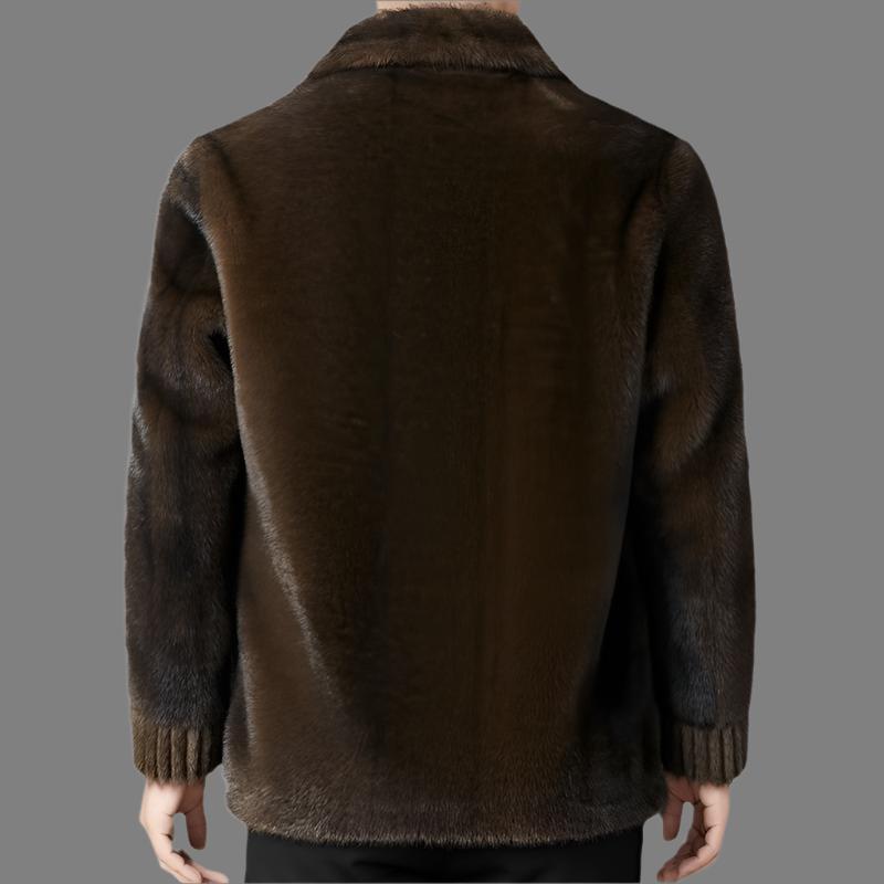Aldéric™ - Manteau Parka Homme Fausse Fourrure Élégant