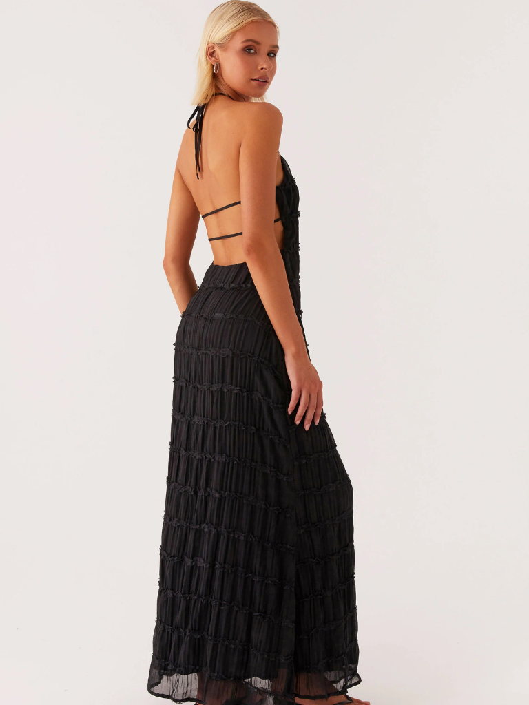 Olga™ - Robe Longue à Décolleté Halter
