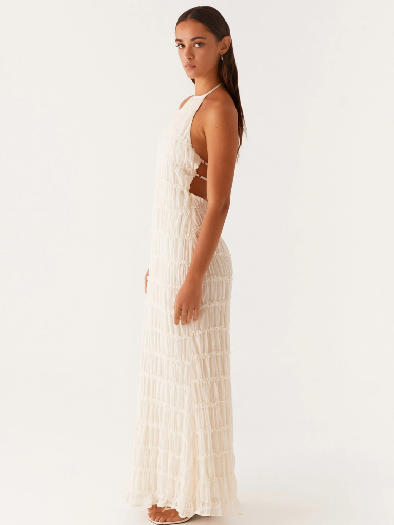Olga™ - Robe Longue à Décolleté Halter