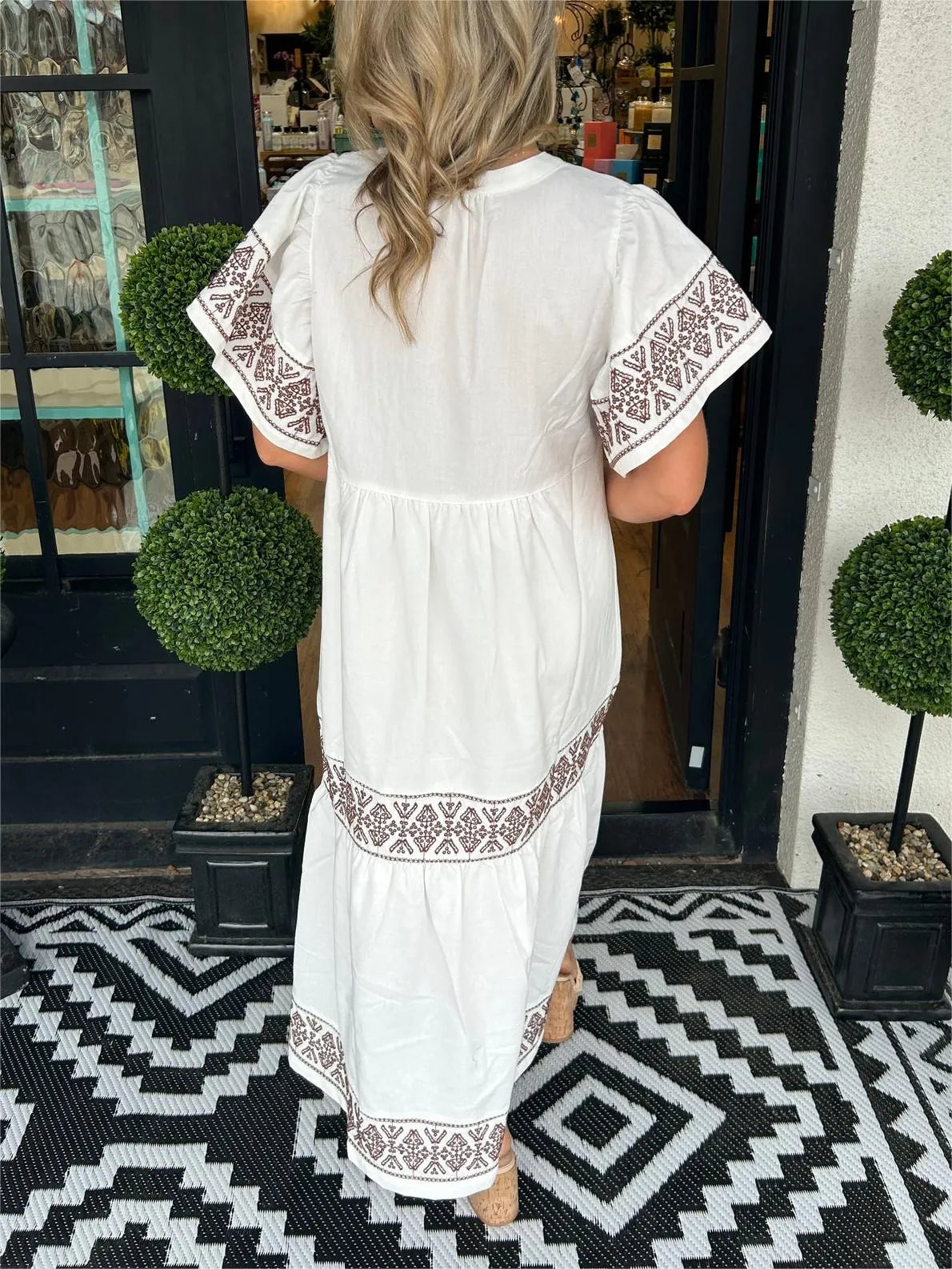 Noéa™ - Robe Longue Bohème à Col V