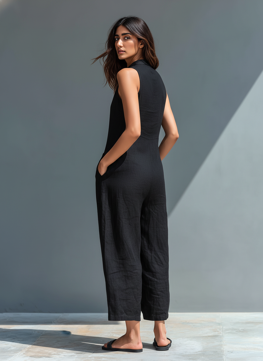 Soraya™ - Combinaison Large Sans Manches pour Femme