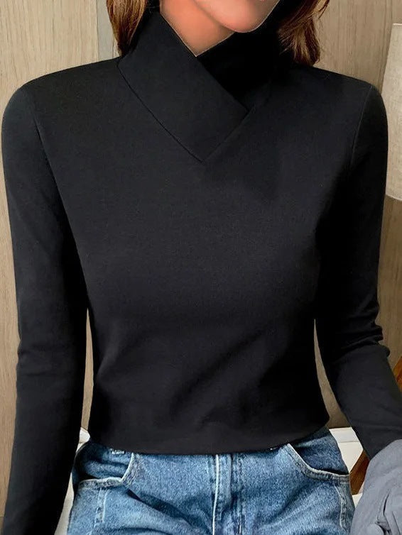 Melanie™ - Pull Élégant à Col Montant