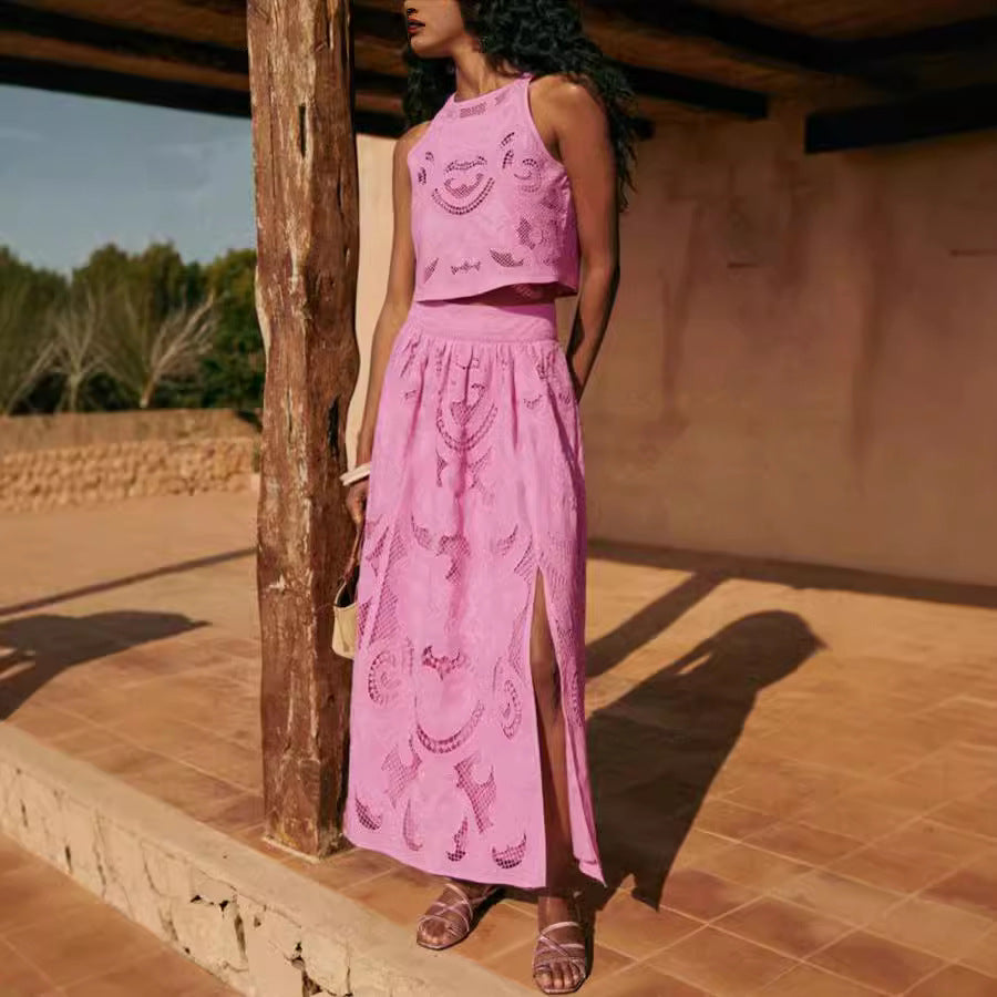 Maïa™ - Ensemble Crochet avec Fente Playful