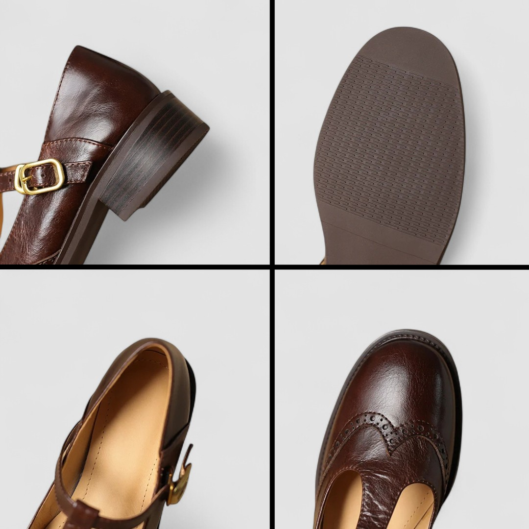 Seliora™ - Chaussures Mary Jane orthopédiques pour femme avec boucle ajustable