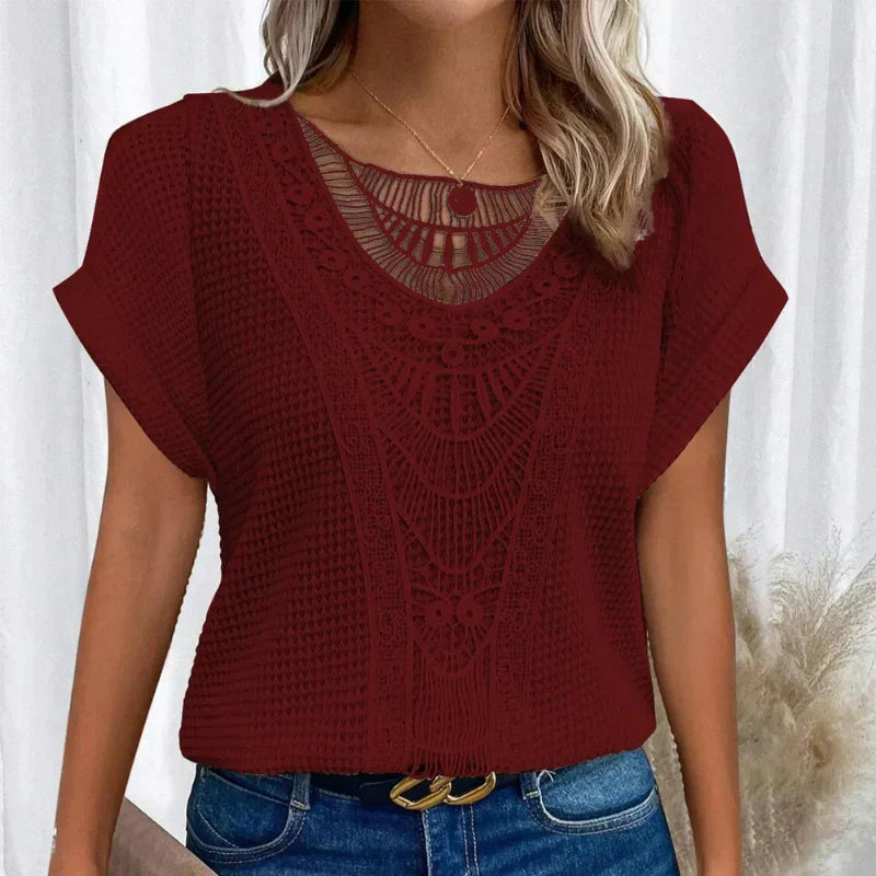 Aina™ - Blouse élégante style Ibiza
