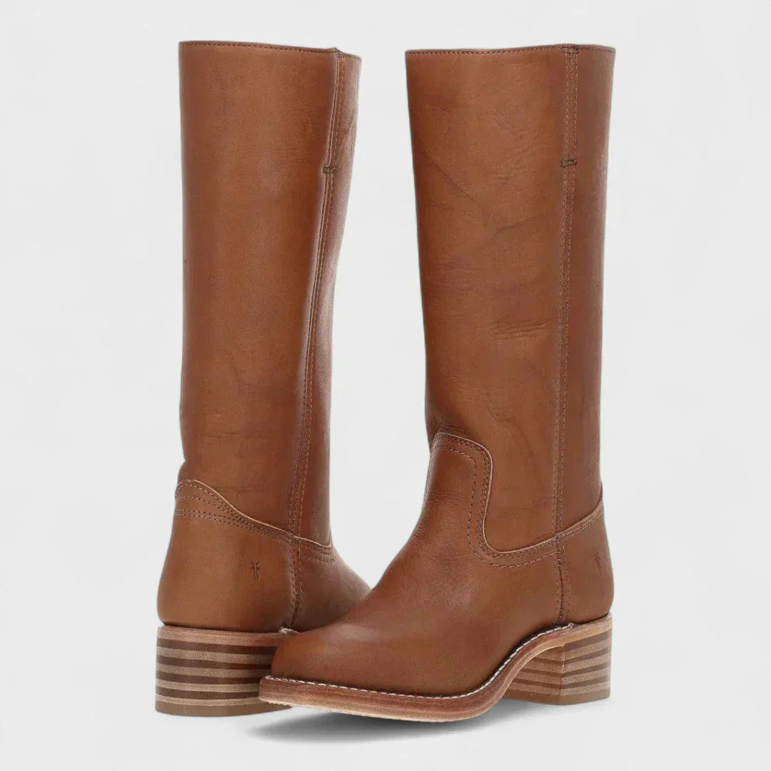 Marivellea™ - Bottes en Cuir Rétro pour Femme