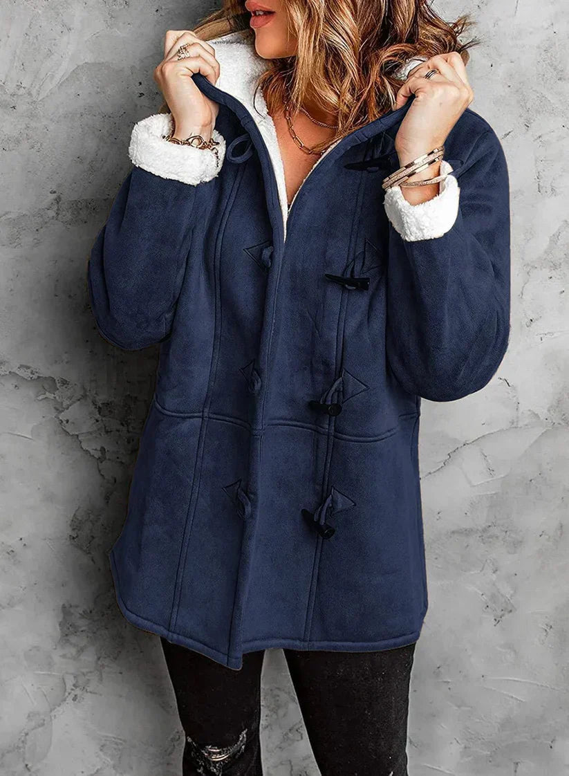 Ismira™ - Veste d’hiver chaude avec doublure en sherpa et capuche