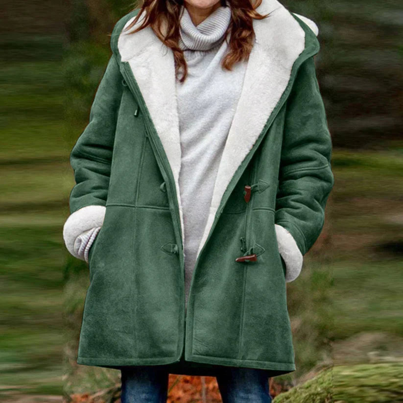 Ismira™ - Veste d’hiver chaude avec doublure en sherpa et capuche