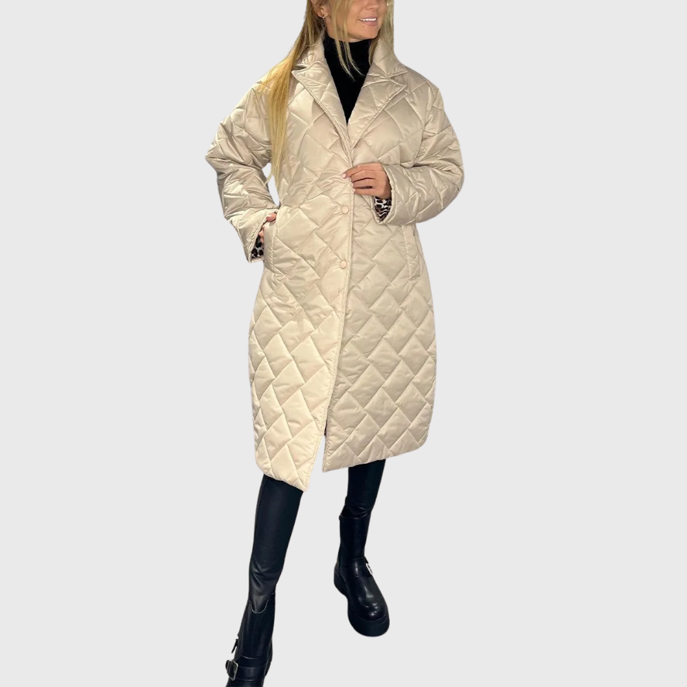 Alissara™ - Manteau Matelassé Réversible Élégant