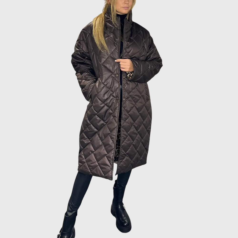Alissara™ - Manteau Matelassé Réversible Élégant