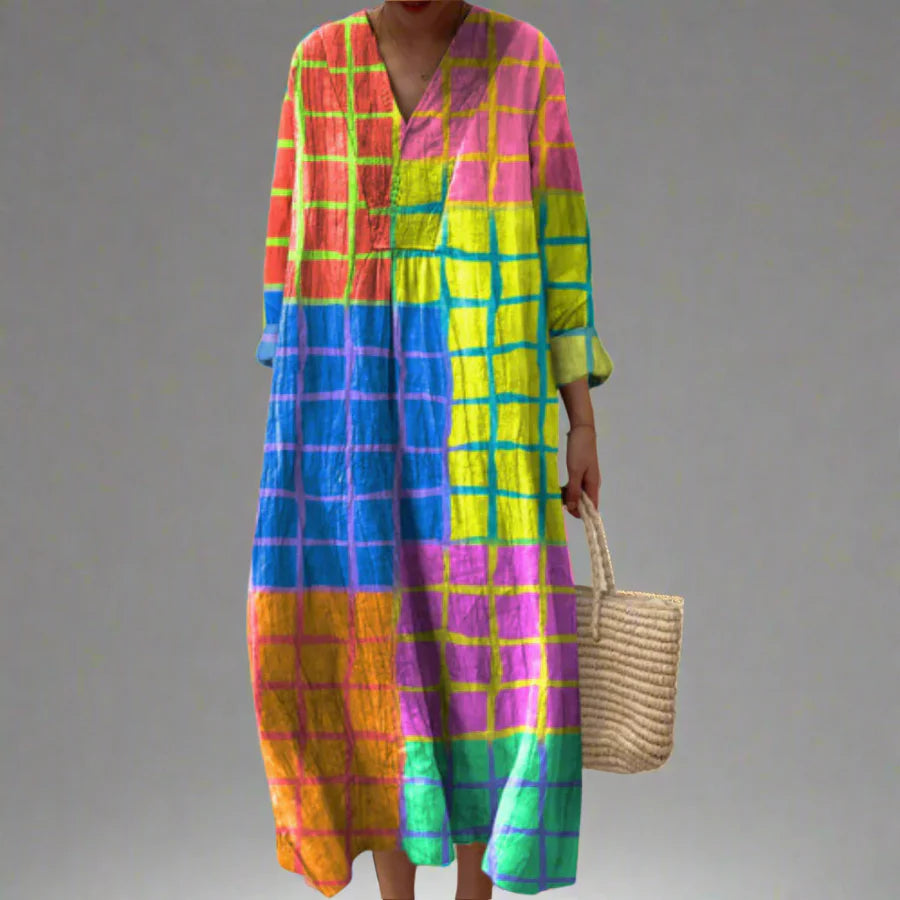 Galatea™ - Robe Géométrique Élégante au Design Moderne et Unique