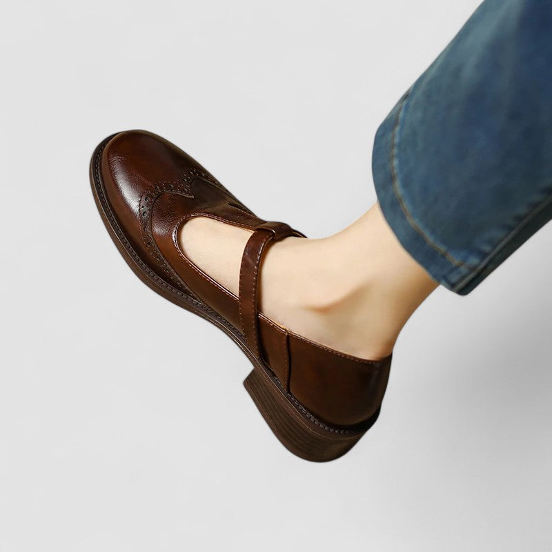 Seliora™ - Chaussures Mary Jane orthopédiques pour femme avec boucle ajustable