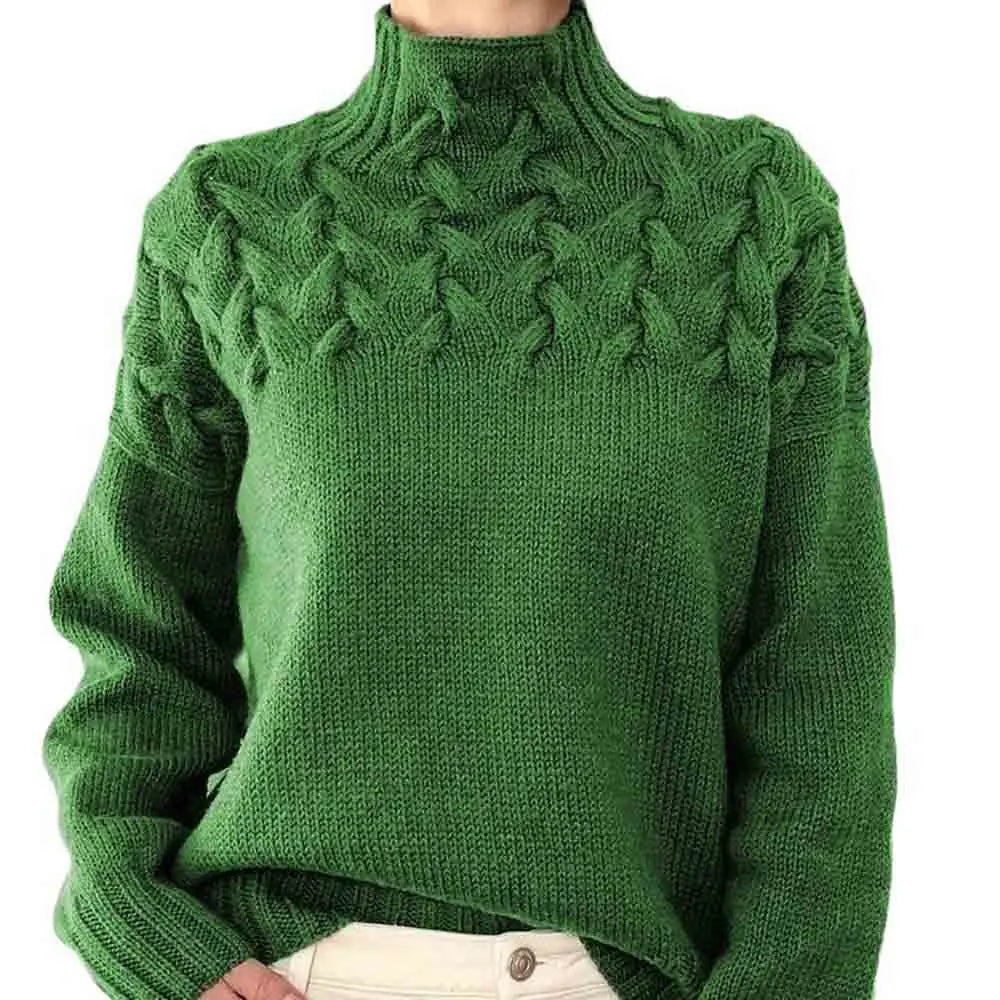 Jehanne™ - Pull Col Roulé Élégant