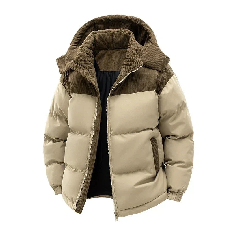 Patrick - Veste matelassée homme à capuche et fermeture éclair