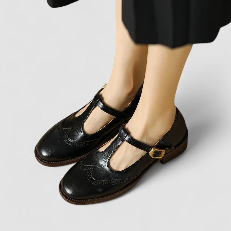 Seliora™ - Chaussures Mary Jane orthopédiques pour femme avec boucle ajustable