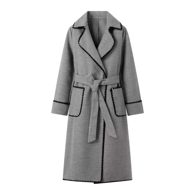 Elea™ - Manteau Long en Laine