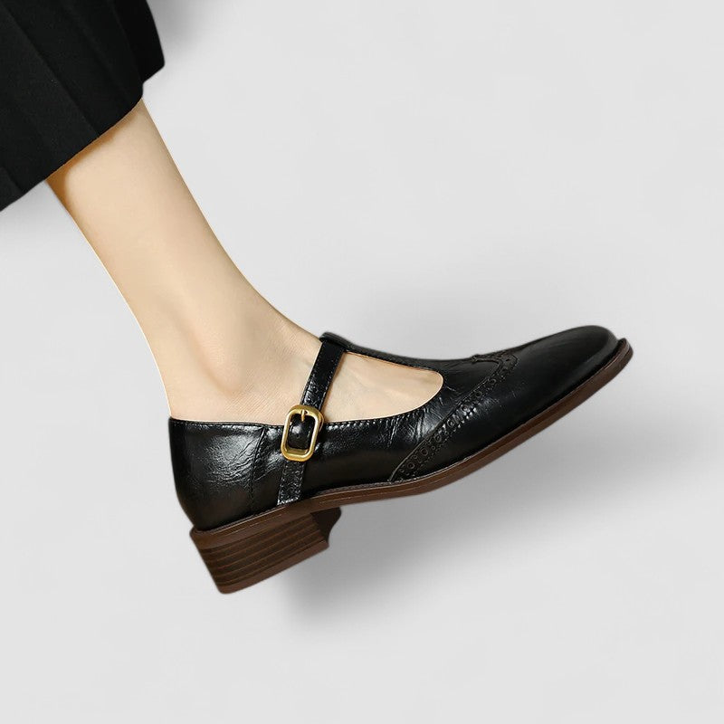 Seliora™ - Chaussures Mary Jane orthopédiques pour femme avec boucle ajustable