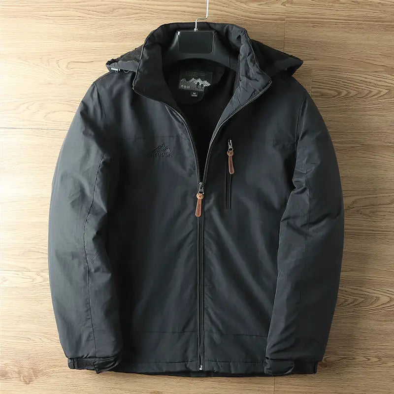Jeremy - Veste imperméable homme à capuche et fermeture éclair