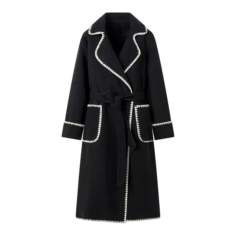 Elea™ - Manteau Long en Laine