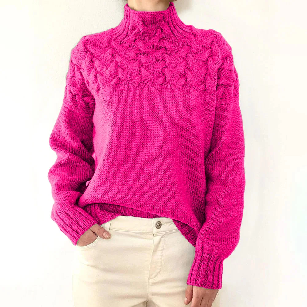 Jehanne™ - Pull Col Roulé Élégant