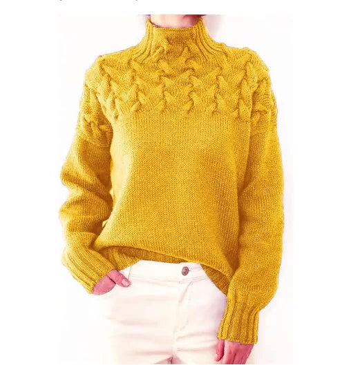 Jehanne™ - Pull Col Roulé Élégant