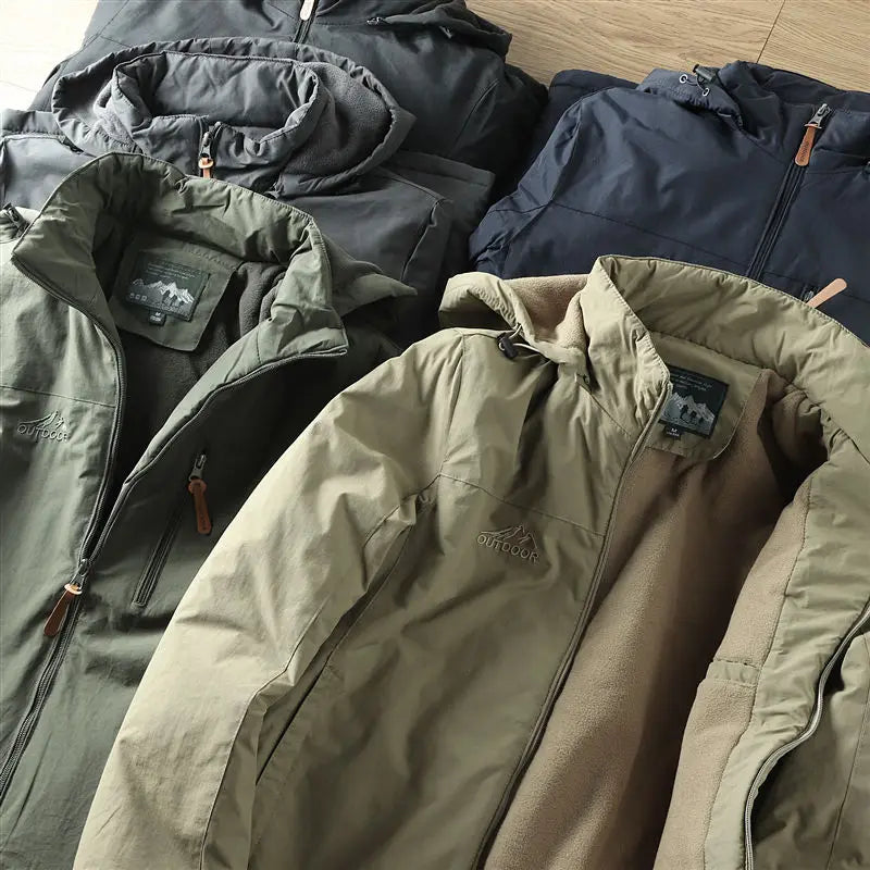 Jeremy - Veste imperméable homme à capuche et fermeture éclair