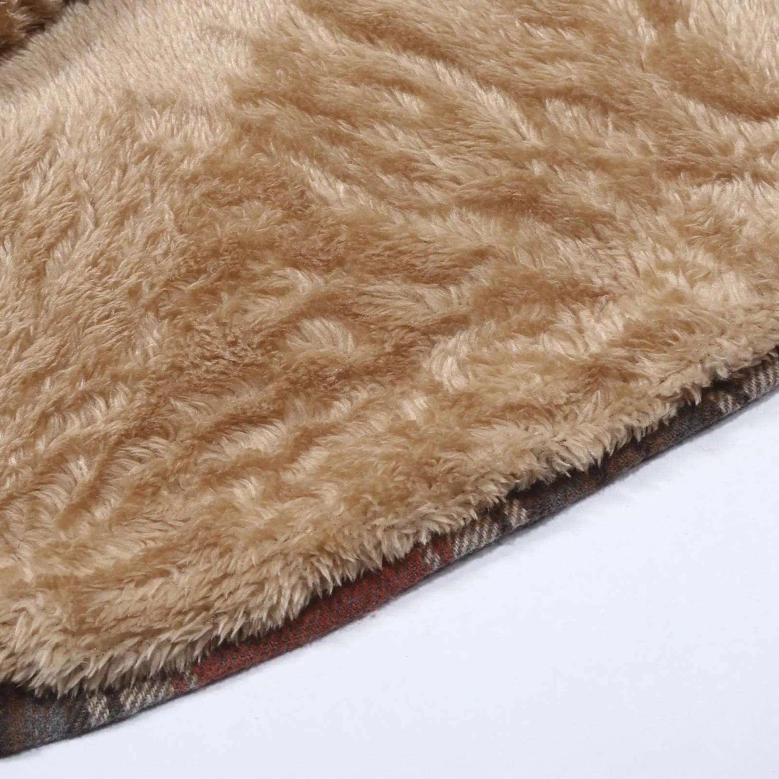 Agathe™ - Veste à Carreaux Doublée Polaire avec Capuche