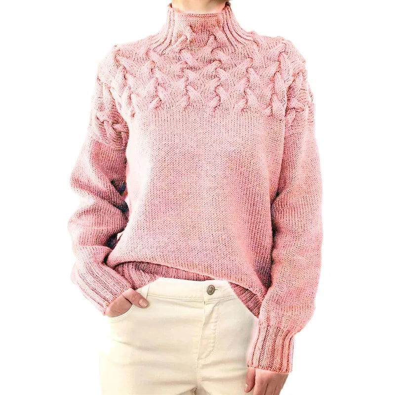 Jehanne™ - Pull Col Roulé Élégant