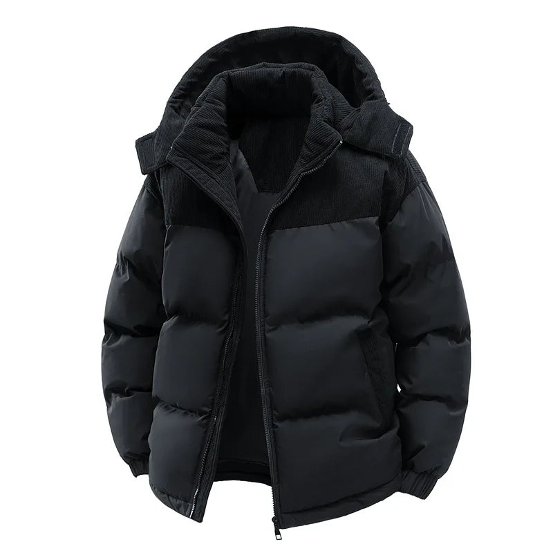 Patrick - Veste matelassée homme à capuche et fermeture éclair