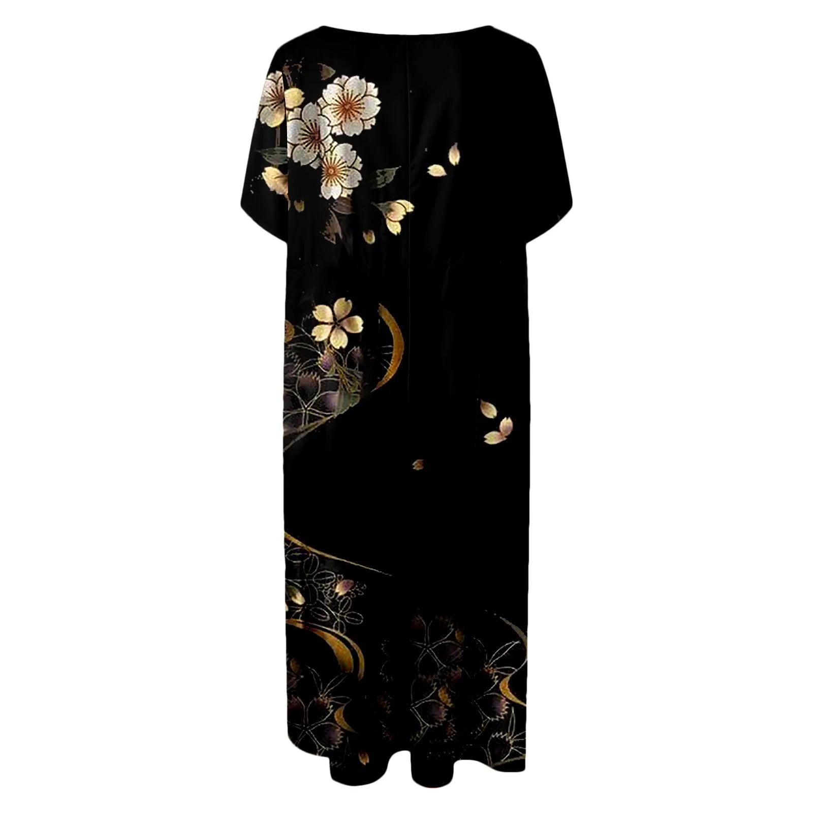 Dahlia™ - Robe à fleurs avec décolleté en V