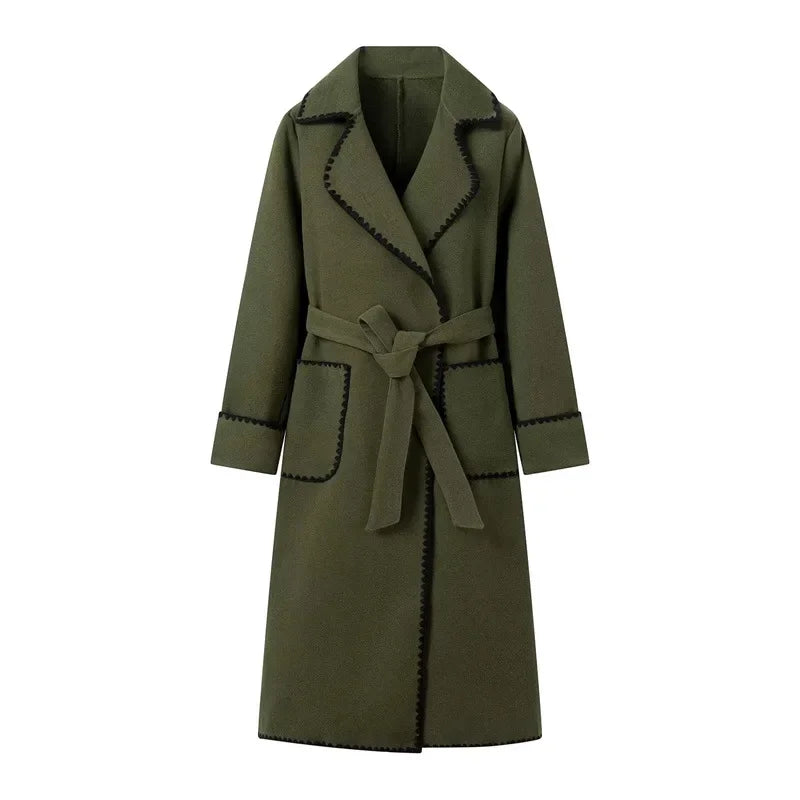 Elea™ - Manteau Long en Laine