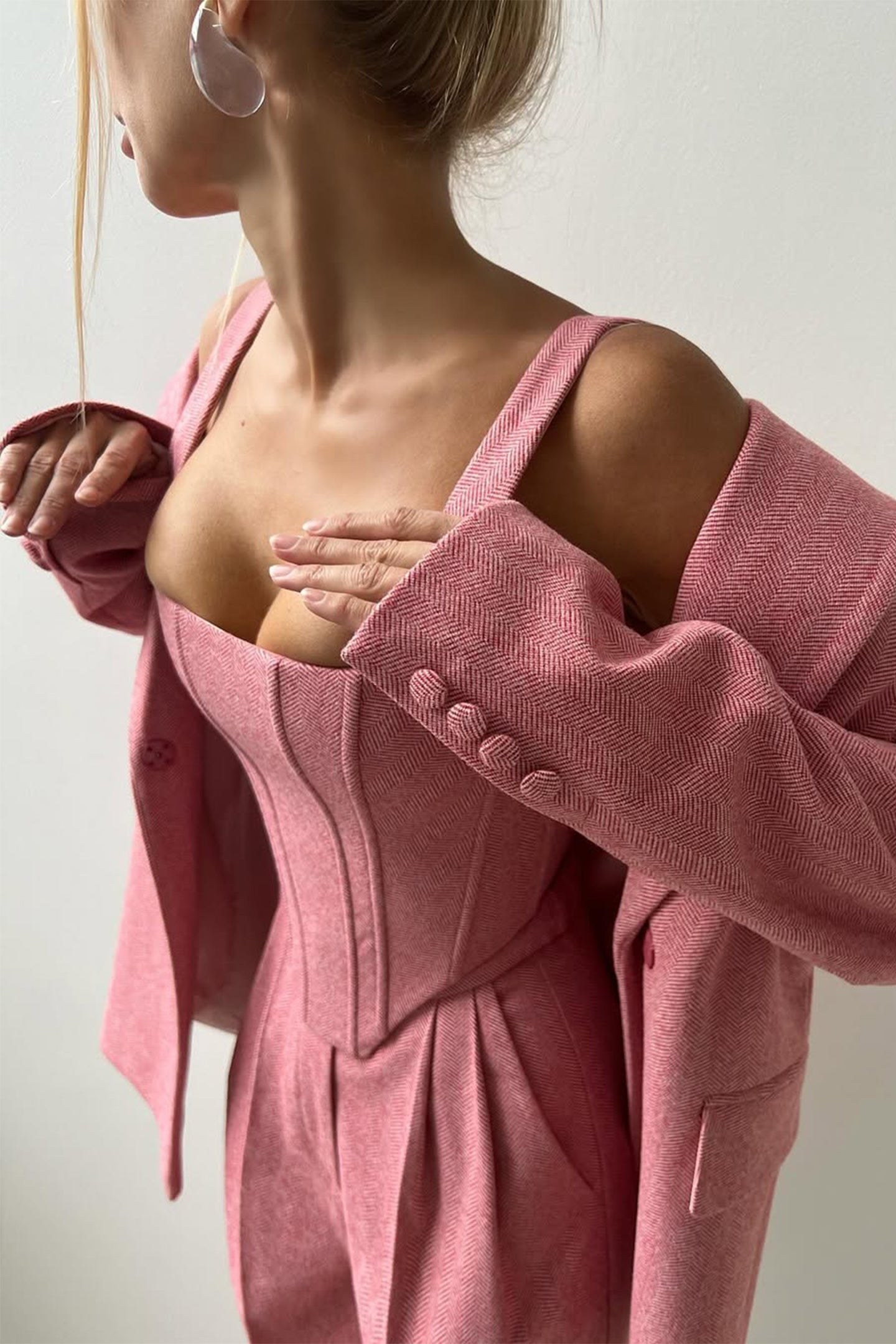 Renata™ - Costume 3 pièces avec blazer croisé