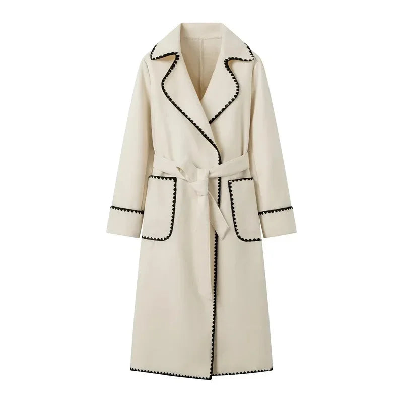 Elea™ - Manteau Long en Laine