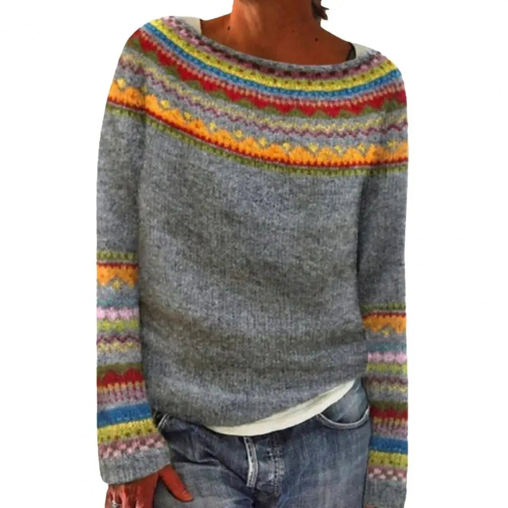 Nathalie™ - Pull Rayé Chic pour l'Automne-Hiver