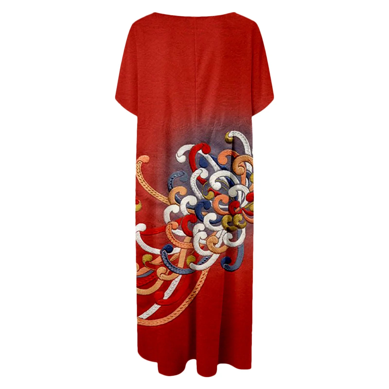 Dahlia™ - Robe à fleurs avec décolleté en V