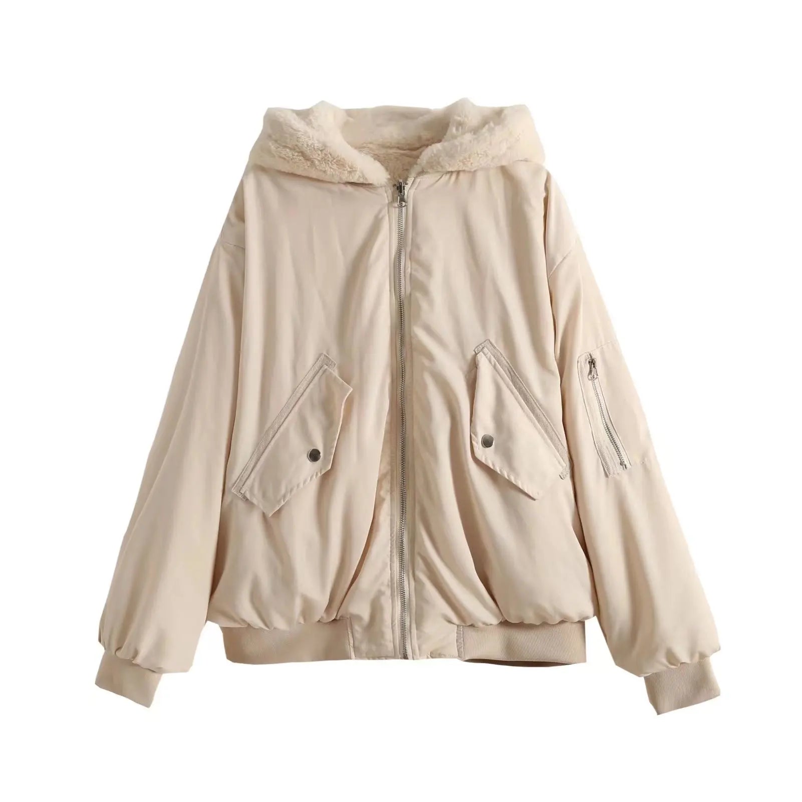 Anne™ - Veste Bomber Réversible Femme Hiver 2024
