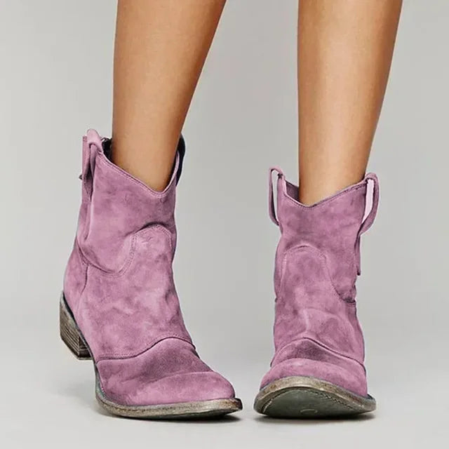 Dael™ - Bottes Vintage Cowboy à la Cheville