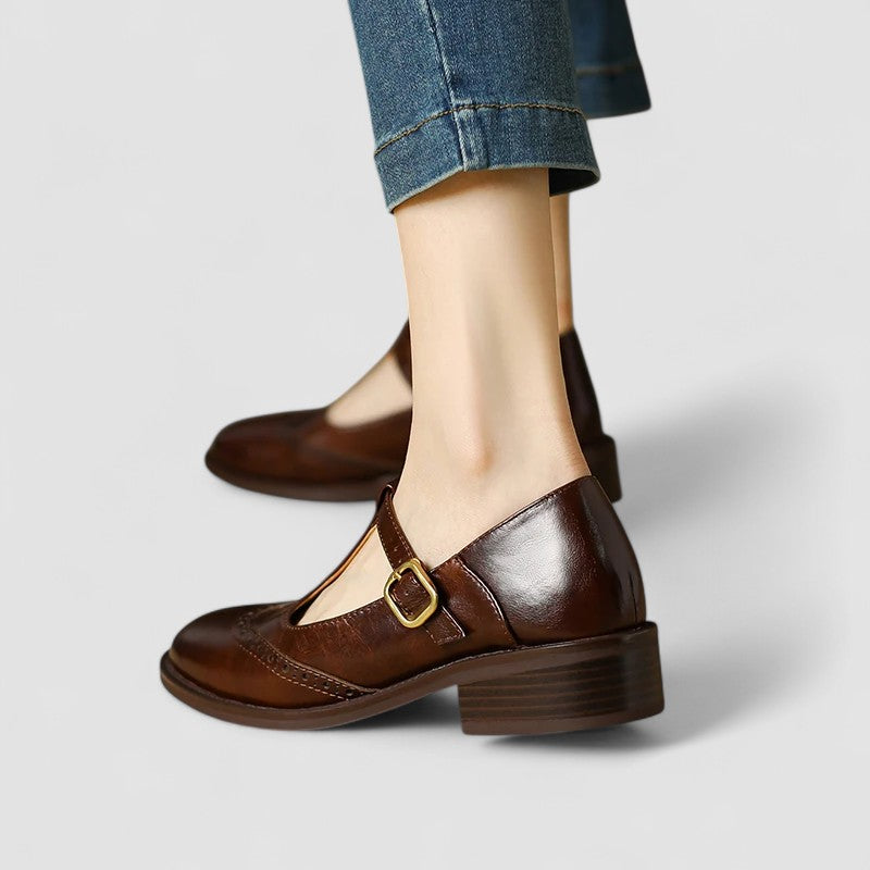 Seliora™ - Chaussures Mary Jane orthopédiques pour femme avec boucle ajustable