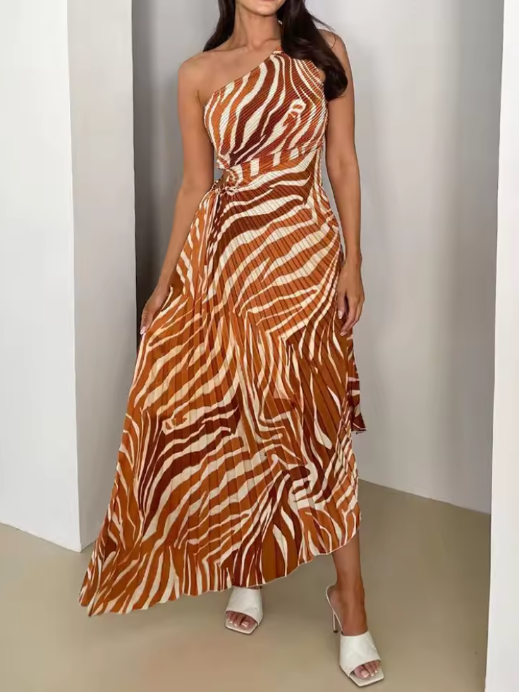 Alma™ - Robe d'été élégante à plis