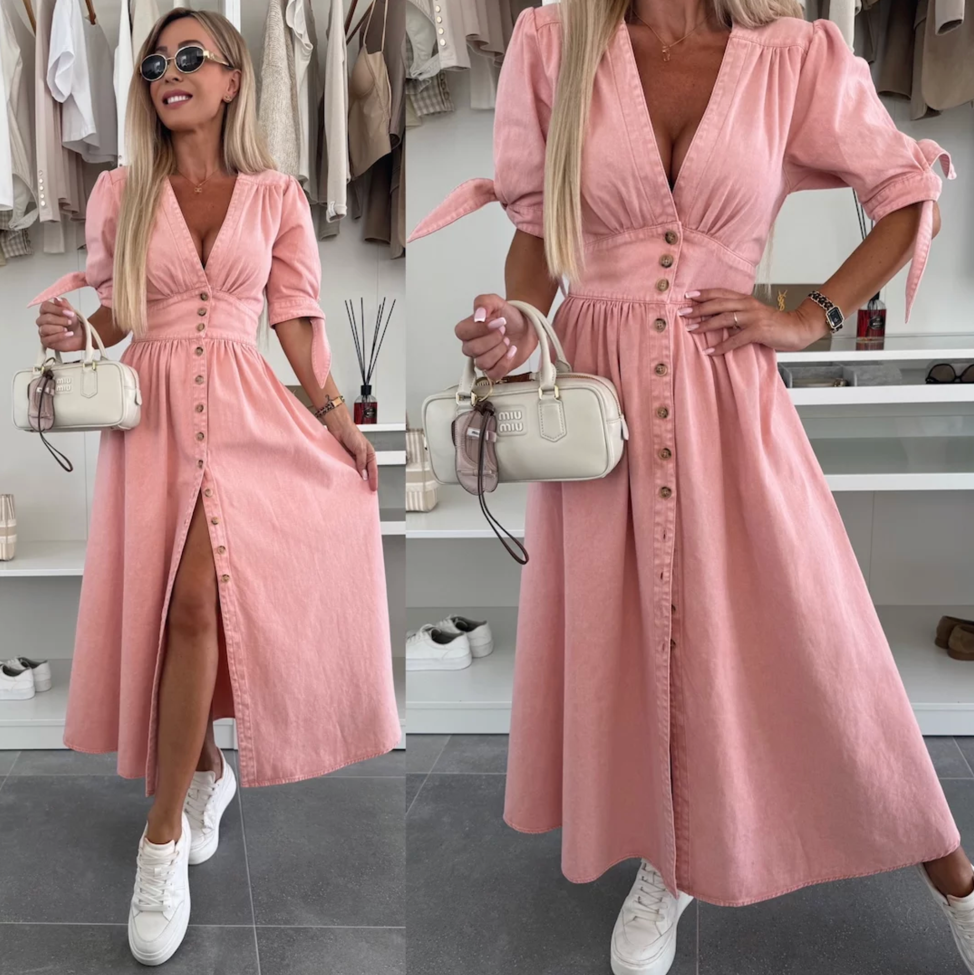 Vera™ - Robe en jean rayonnante