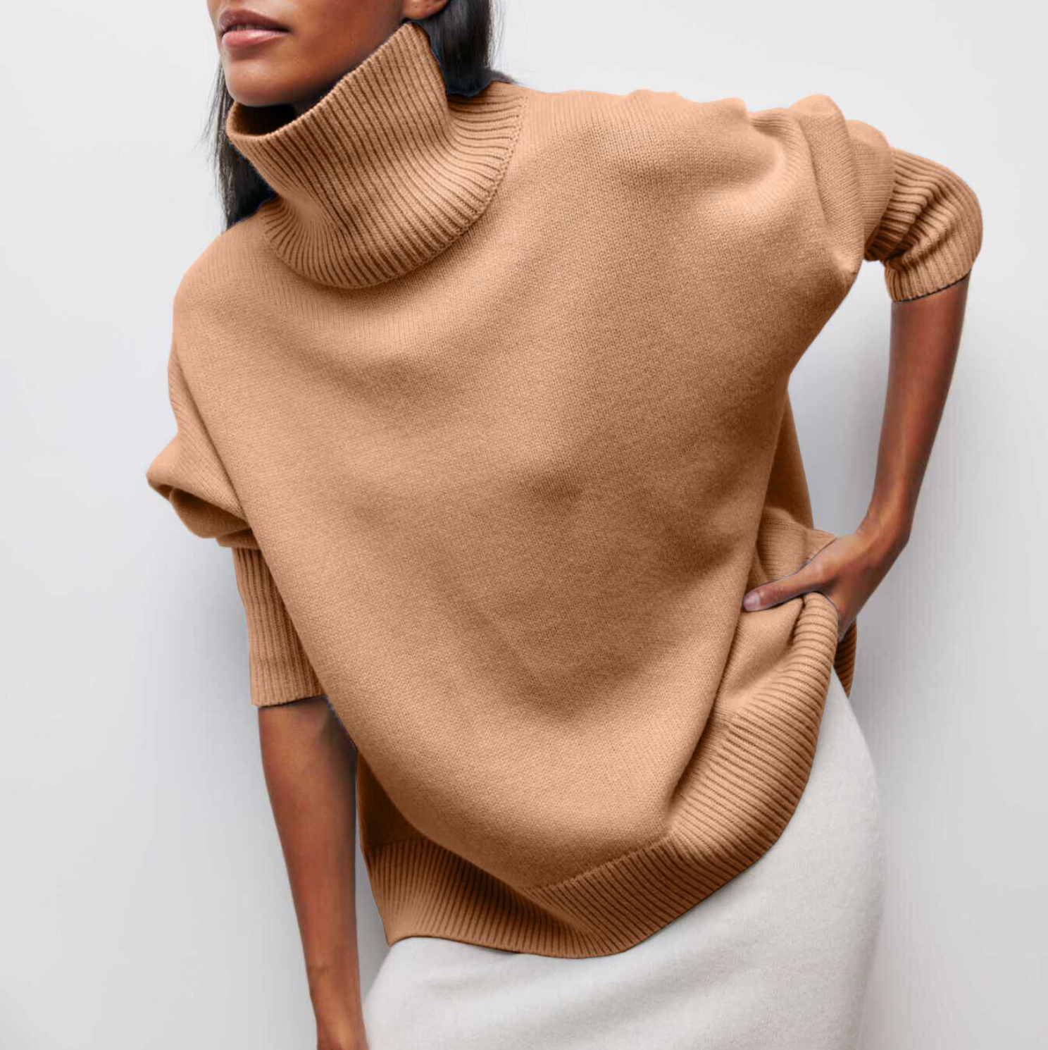 Micheline™ - Pull Chic avec Poches Côtelées pour Femmes