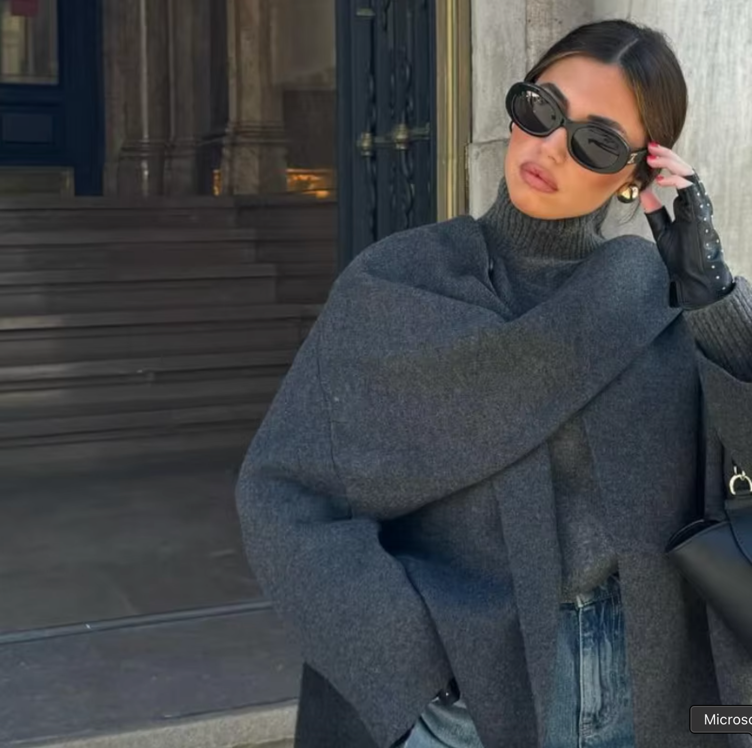 Lizzy™ - Elegante Cape d'hiver